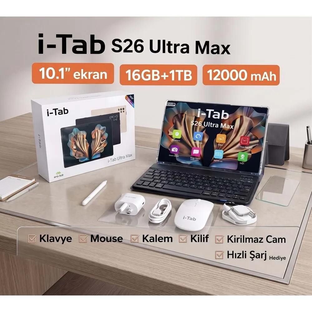 i-Tab S26 Ultra Max 16Gb Ram + 1TB Rom
